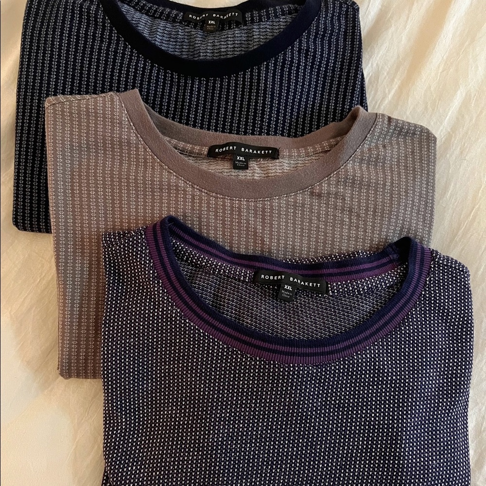 Bundle of 3 t shirts Robert Barakett Wilton Henley T-Shirt.